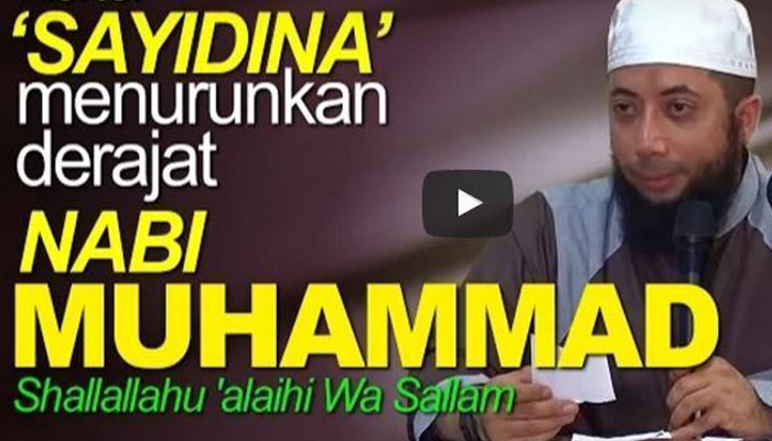 Fatwa Khalid Basalamah: Mengucapkan Kata Sayyidina Itu Menurunkan Derajat Nabi