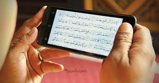 adab membaca al quran di handphone