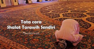 shalat tarawih sendiri