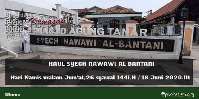 Haul Syekh Nawawi al Bantani